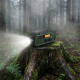 Camry CR 1919 Notfallradio mit Solar, Kurbel, Bluetooth, 4000 mAh Powerbank, Taschenlampe und Leselampe