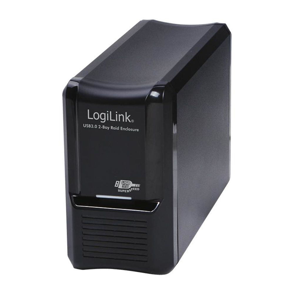 LogiLink Festplattengehäuse USB 3.0 2-Bay Raid Gehäuse