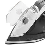 Adler AD 5051 Dampfbügeleisen 2600W, Keramiksohle, Dampfstoß, Vertikaldampf, Anti-Kalk, Anti-Tropf, Selbstreinigung, Bügeleisen für Kleidung, Hemden und Haushalt Grau Weiß