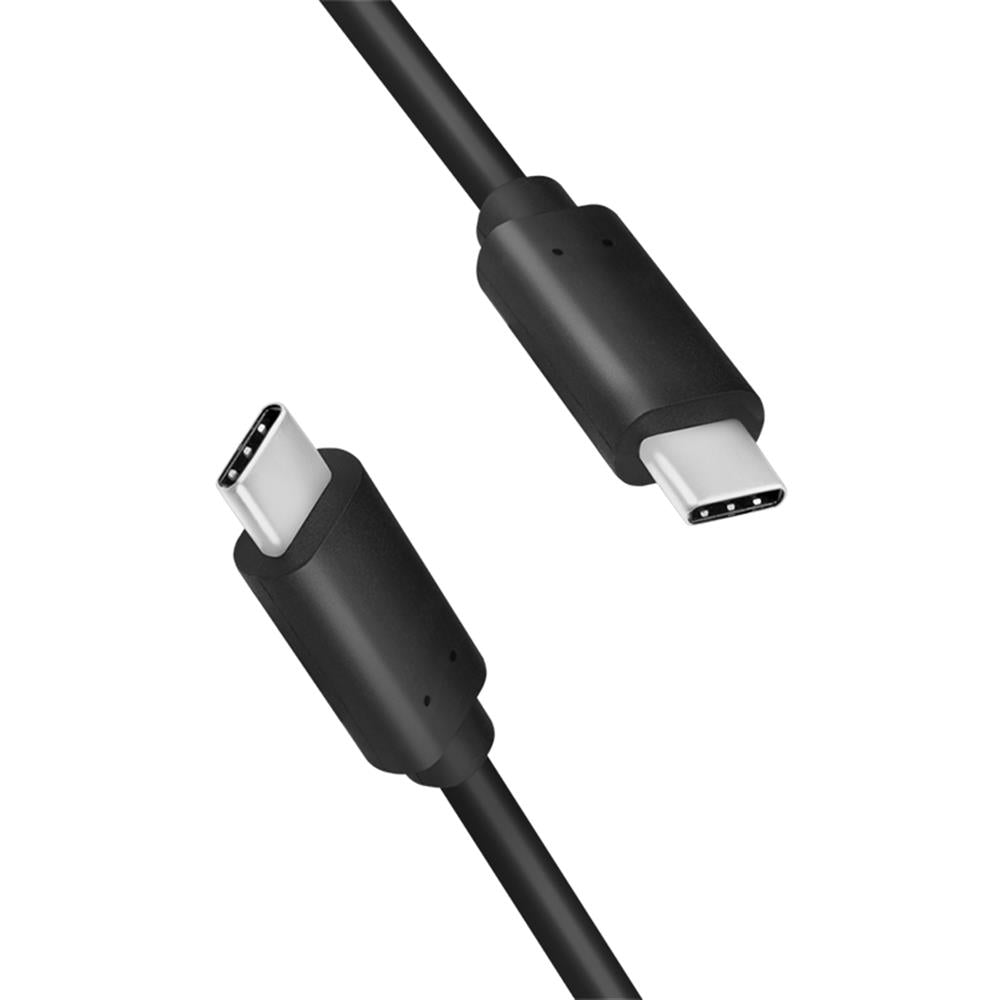 LogiLink USB 3.2 Gen2 Type-C Kabel, C/M zu C/M, E-mark, PD, 4K/60 Hz, schwarz, 0,5 m