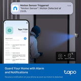TP-Link Tapo T100 Smarter Bewegungssensor mit Zeitplan 120Grad Blickwinkel batteriebetrieben