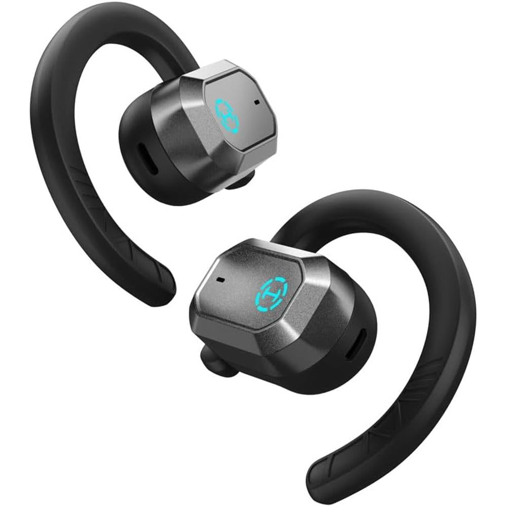 Edifier Hecate by AIR2 Open Ear Stereo Gaming Earbuds mit Noise Cancelling und RGB, Schwarz