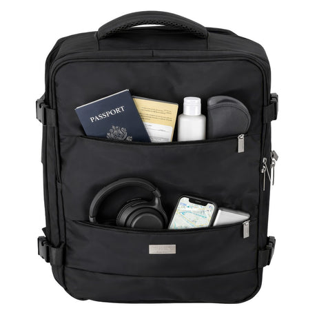 Camry CR 6880 Reiserucksack 24L, Handgepäck Rucksack 40x20x30 cm, Laptoprucksack bis 17 Zoll, Schuhfach, Nassfach, RFID, USB, YKK