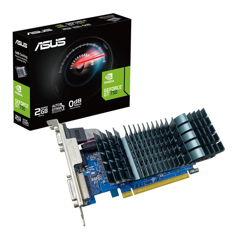 ASUS GeForce GT 730 2GB DDR3 EVO Low-Profile-Grafikkarte für leise HTPC-Builds