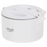 Adler AD 1377 Reise Wasserkocher 0,6 L faltbares Silikongehäuse Camping weiß