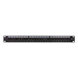 LogiLink Patchpanel 19" Kat.6 UTP 24 Ports schwarz