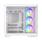 Silentware View A-RGB White – Showcase Midi Tower mit Glasfront, Glas-Seitenfenster & 4 RGB Lüftern