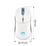 ENDORFY Gem Plus Wireless, Leichte kabellose Gaming-Maus (74 g), 26000 DPI, Weiß | EY6A015