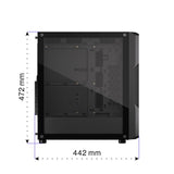 ENDORFY Regnum 400 Air ATX PC Gehäuse mit Glasfenster