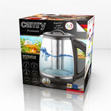 Camry CR 1290 Wasserkocher Glas 2 L beleuchtet 2200W Temperaturregler Teesieb