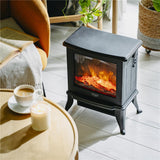 Adler AD 7754 Elektrokamin Schwarz präzise Temperaturregelung anpassbare Intensität