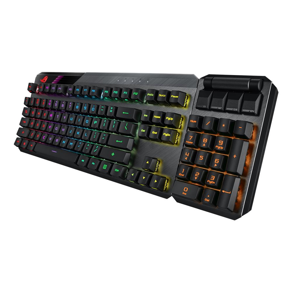 ASUS ROG Claymore II modulare mechanische Gaming-Tastatur ROG RX Switches Numpad Handballenauflage