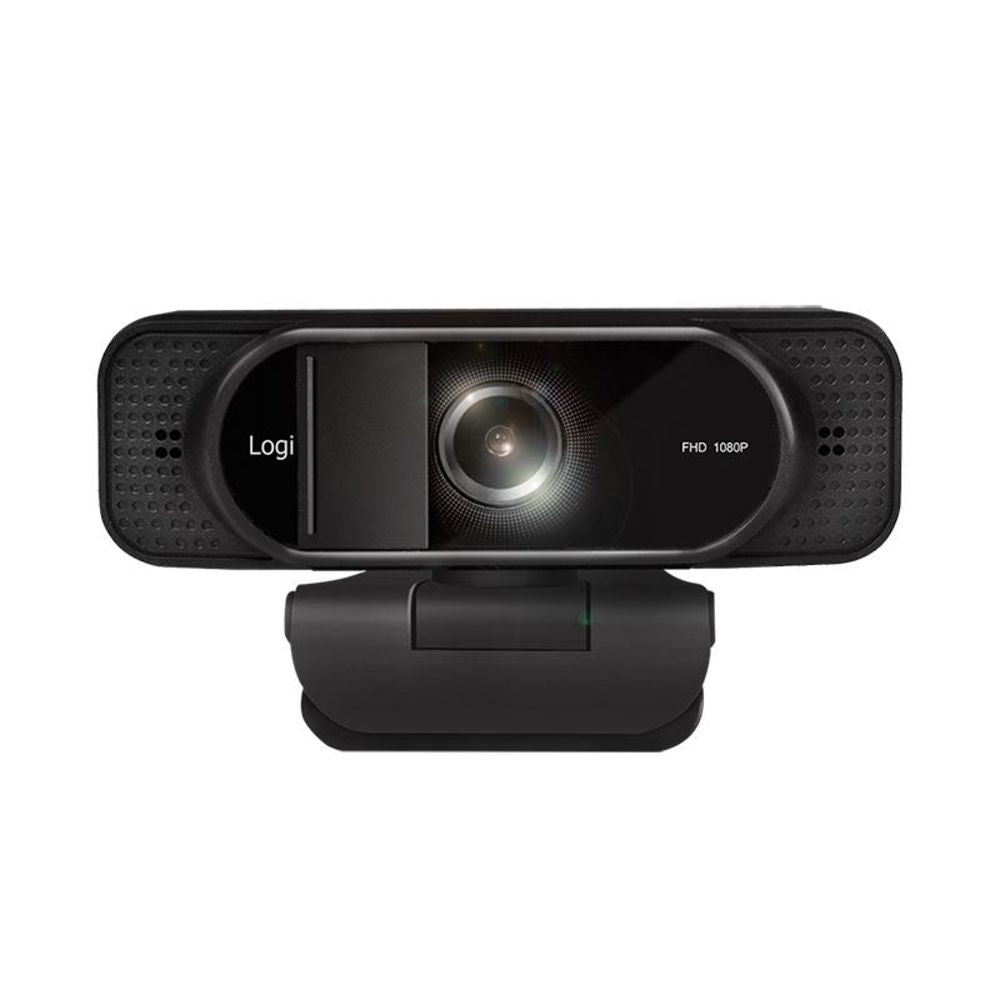 LogiLink Full-HD-Webcam 96° Dual-Mikrofon Kamera-Abdeckung Schwarz