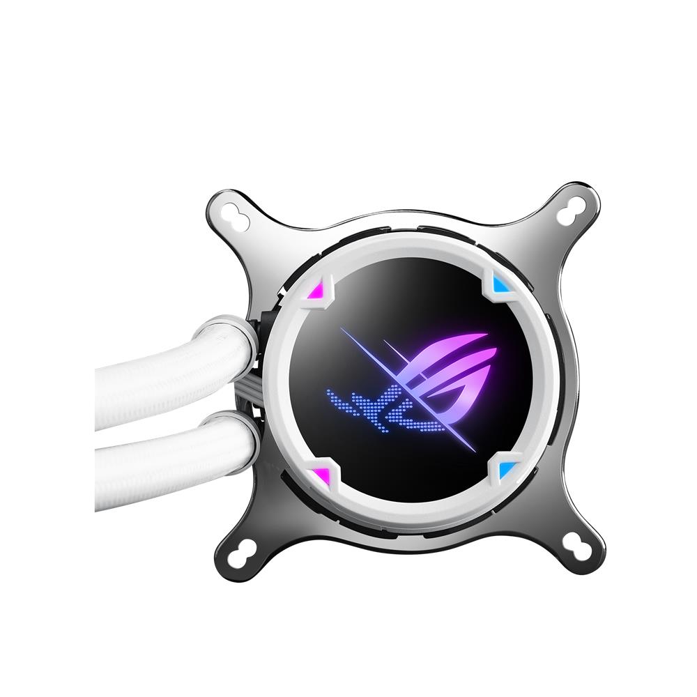 ASUS ROG Strix LC II 360 ARGB White Edition All-in-One-Flüssig-CPU-Wasserkühler Aura Sync weiß
