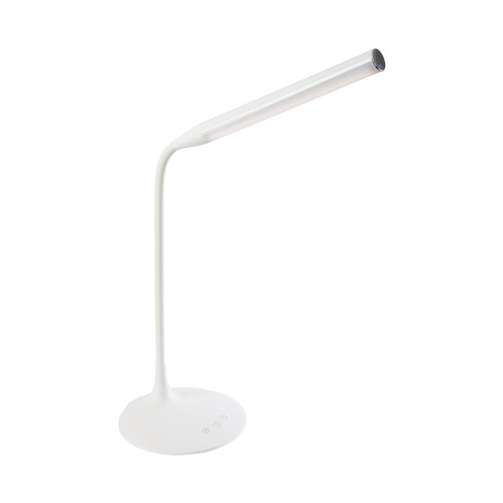 GENIE LED Schreibtischlampe TL32, flexibler Arm, weiß