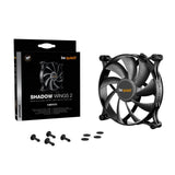 be quiet! SHADOW WINGS 2 | 140mm Black PC Gehäuse Lüfter Fan Schwarz | BL086