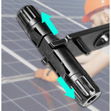 LogiLink Montageschlüsselsatz für PV-Solarkabelstecker, 2 Stück, Schwarz