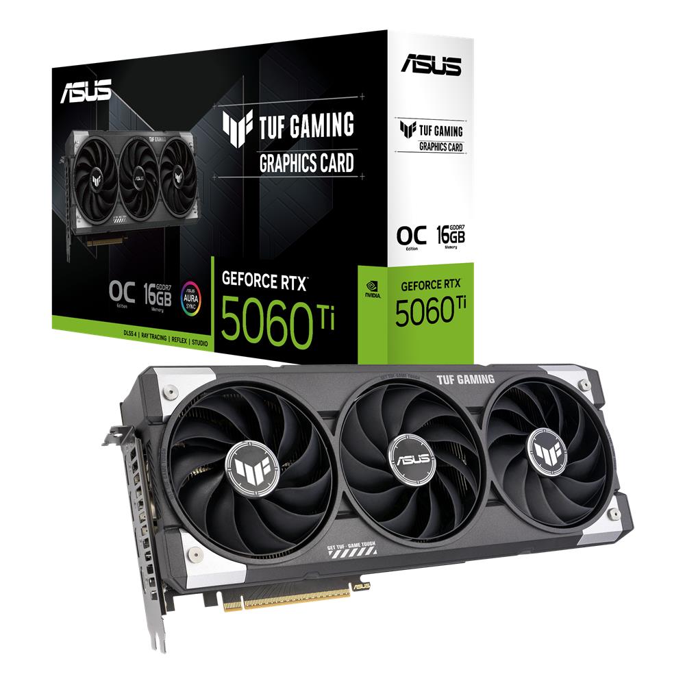 ASUS TUF Gaming GeForce RTX 5060 Ti OC 16GB GDDR7 Grafikkarte PCIe 5.0