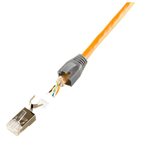 LogiLink RJ45-Modularstecker, Cat.8.1/Cat.6A, geschirmt, 50 Stück