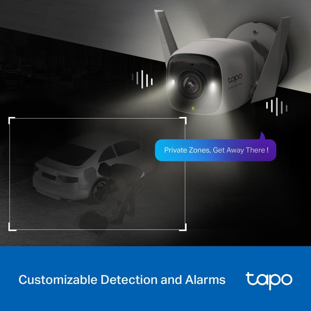 TP-Link Tapo C325WB – 2K QHD Außenkamera mit ColorPro™-Technologie & IP66-Schutz