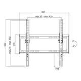 LogiLink TV Wandhalterung 32 bis 55 Zoll neigbar flach