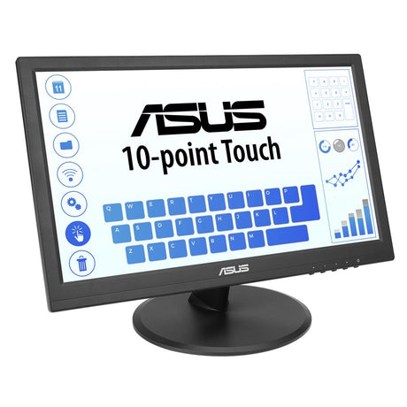 ASUS VT168HR 15,6" Touch Monitor 10-Punkt-Touch HDMI Flicker-Free Blaulichtfilter Wandmontage