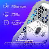 ENDORFY Gem Plus Wireless, Leichte kabellose Gaming-Maus (74 g), 26000 DPI, Weiß | EY6A015