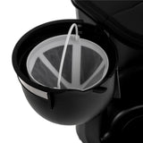 Adler AD 4381 Filterkaffeemaschine mit Glaskanne, 0,6 L, 600 W, Schwarz