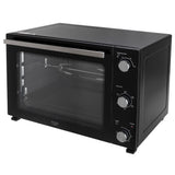 Adler AD 6028 Elektrobackofen 60 L mit Umluft Timer und Drehspieß Schwarz