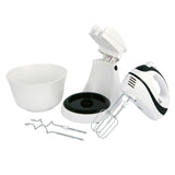 Adler AD 4206 Handmixer mit Rührschüssel Set, Rührbesen und Knethaken