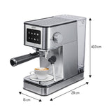 Camry CR 4389 7-in-1-Espressomaschine – Milchaufschäumer, 1,7-Liter-Wassertank