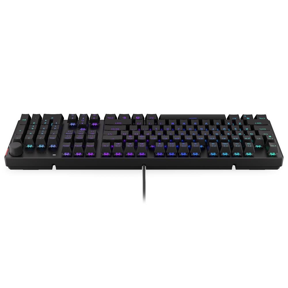 ENDORFY EY5A123 - Tastatur (Eng. Layout, QWERTY) Thock Kailh RD, Beleuchtet, Schwarz