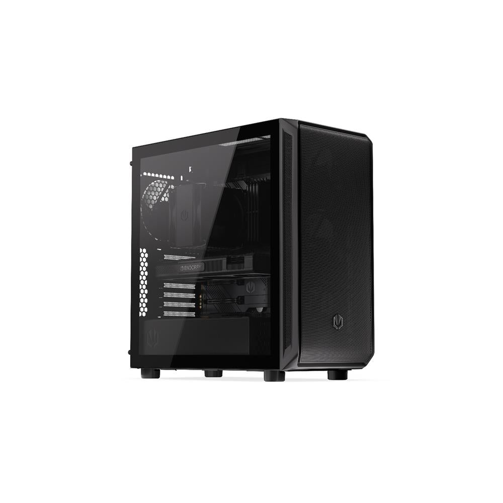 ENDORFY Case Arx 700 Air, PC-Gehäuse, Schwarz, Glas-Seitenpanel, inklusive 5 Lüfter