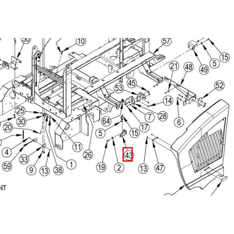 Nilfisk Original 56510537 Bracket Halterung