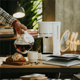 Adler AD 4383 Filterkaffeemaschine 1,5 L Weiß Warmhaltefunktion herausnehmbarer Nylonfilter