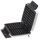 Adler AD 3085 Waffeleisen Antihaftbeschichtung Wafflemaker Belgische Waffeln weiß