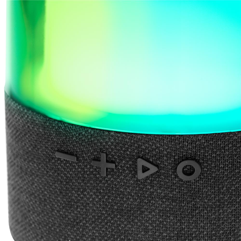 Adler AD 1904 kabelloser Bluetooth Lautsprecher mit Radio USB-C LED schwarz