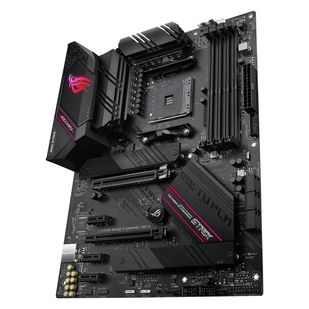 ASUS ROG STRIX B550-F GAMING WI-FI II Mainboard Sockel AMD B550 Ryzen AM4 ATX PCIe 4.0 WiFi 6E