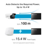 TP-Link POE150S PoE Injector Gigabit IEEE 802.3af Adapter Plug and Pla