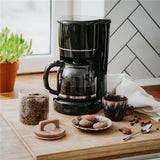 Adler AD 4383 Filterkaffeemaschine 1,5 L Schwarz mit Warmhaltefunktion und Nylonfilter