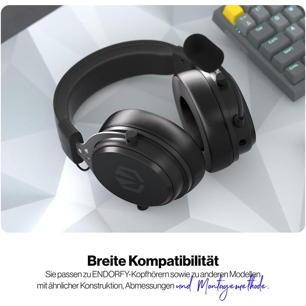 ENDORFY Earpads Cool Hybrid, Universal-Kopfhörer-Ohrpolster, gefüllt mit Kühlgel