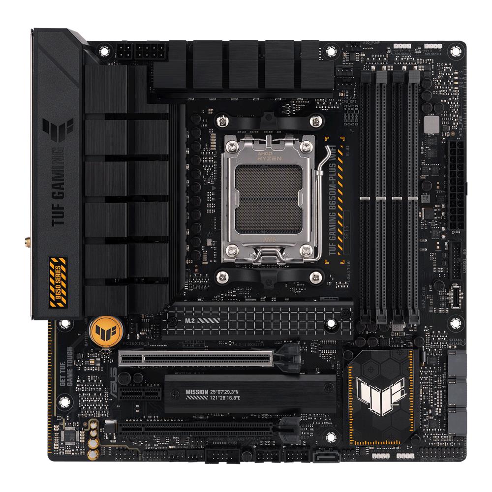 ASUS TUF GAMING B650M-PLUS WIFI Mainboard Sockel AMD AM5 Ryzen 7000 micro-ATX PCIe 5.0 DDR5