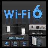 TP-Link RE900XD – AX6000 Mesh Wi-Fi 6 Repeater mit 2,5-Gigabit-Port
