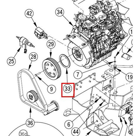 Nilfisk Original 56509740 Platten-Abstandhalter Ersatzteil