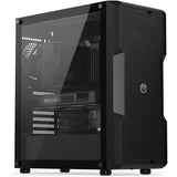 ENDORFY Regnum 400 Air, ATX PC-Gehäuse, inkl. 4x 120mm PWM-Lüfter, Seitenteil aus gehärtetem Glas | EY2A008
