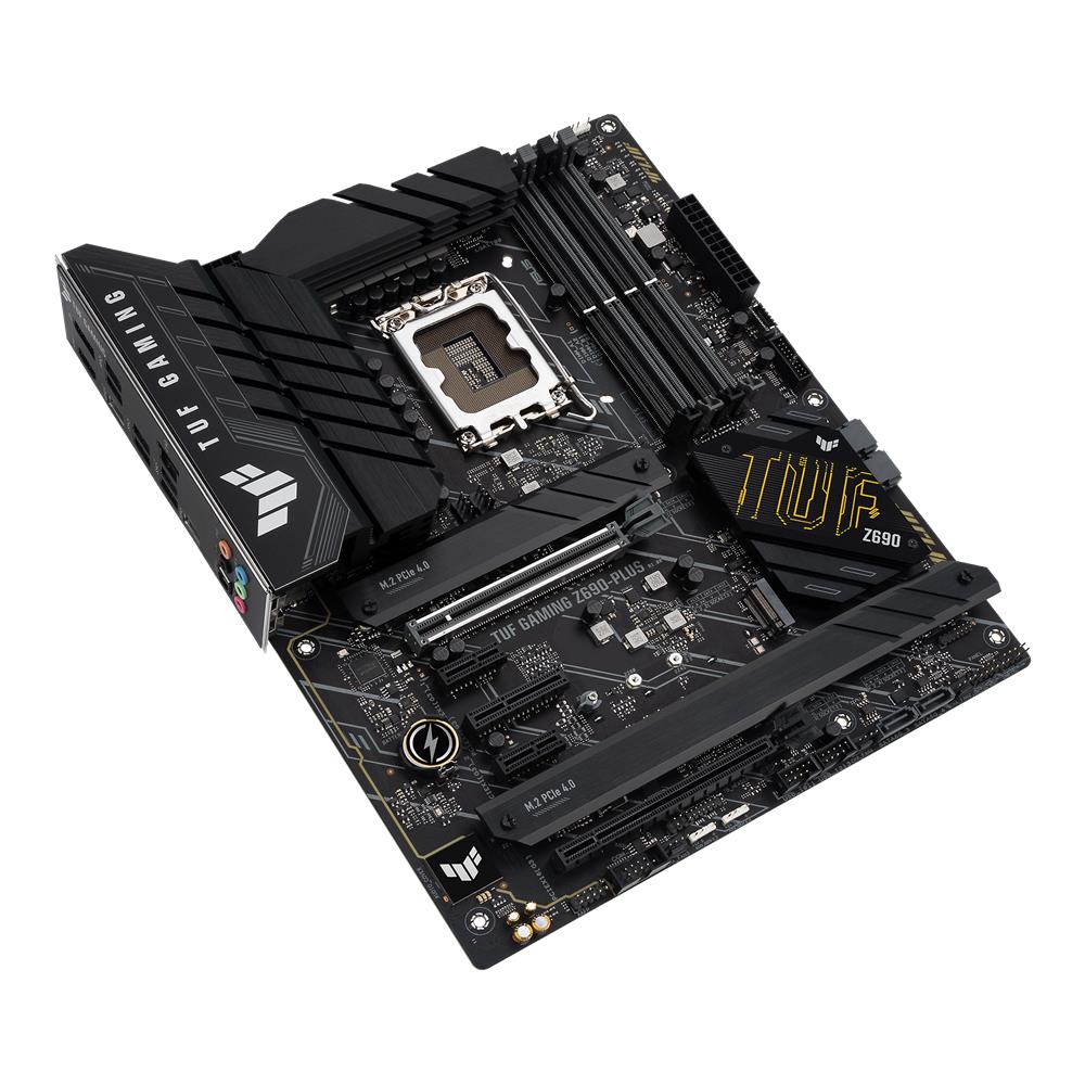 ASUS TUF GAMING Z690-PLUS Mainboard Sockel Intel LGA 1700 ATX PCIe 5.0 DDR4 4x M.2 SATA 6Gbit/s
