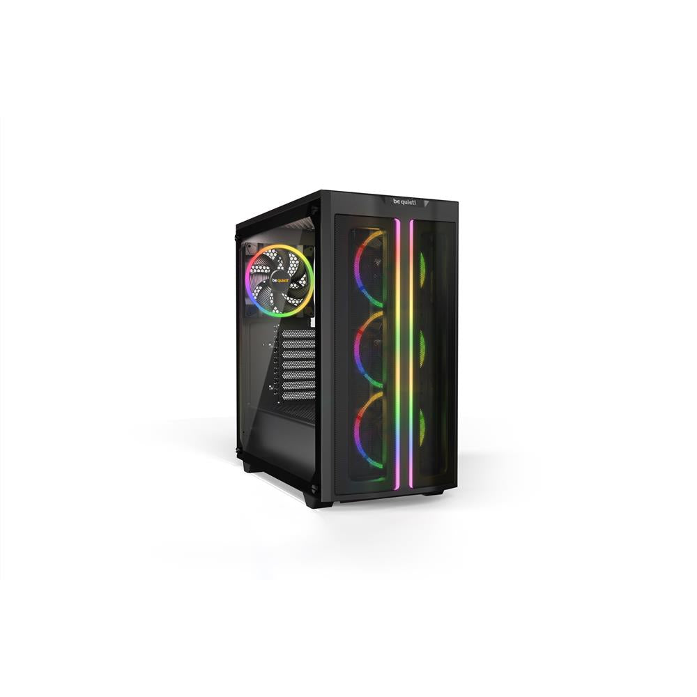 be quiet! PURE BASE 500 FX Black PC-Gehäuse mit ARGB-Beleuchtung BGW43