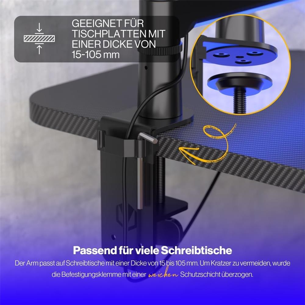 ENDORFY Broadcast Low Profile RGB Boom Arm, Mikrofonarm