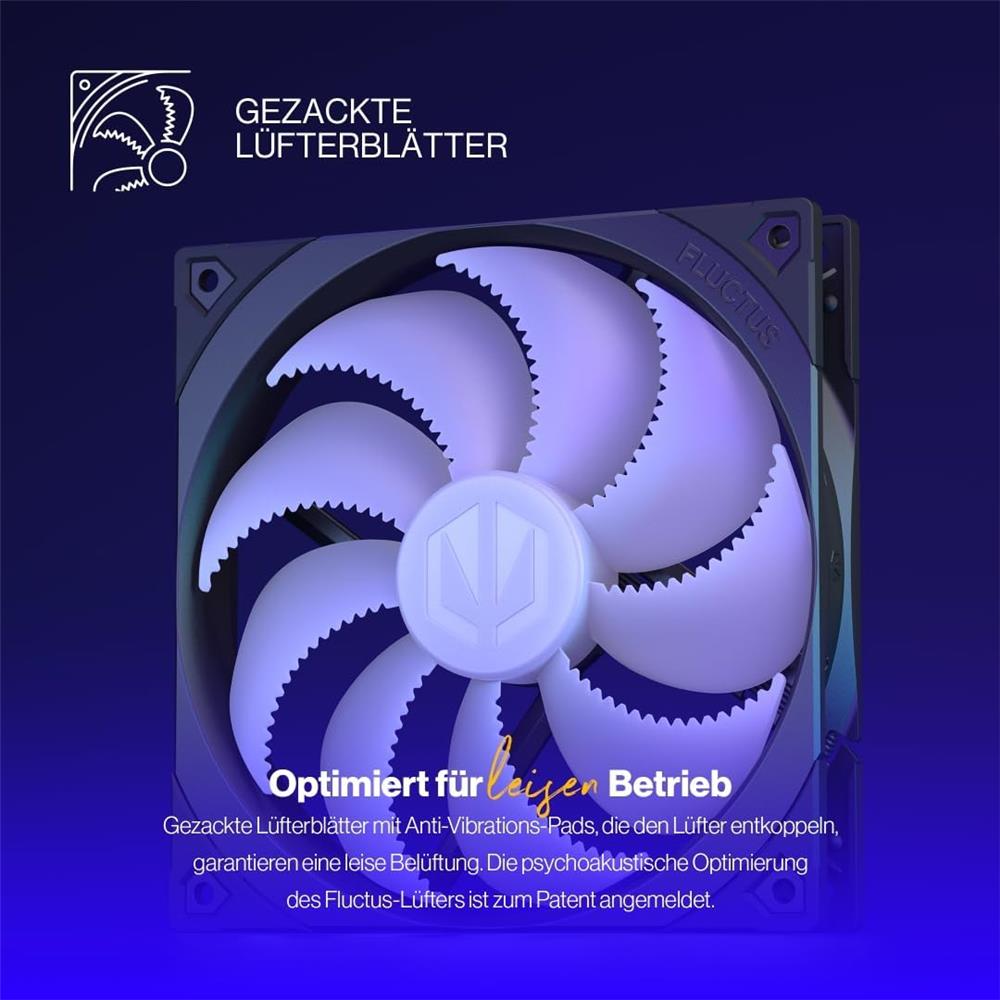 ENDORFY Fluctus 140 PWM ARGB PC-Gehäuselüfter, 140mm, Beleuchtet | EY4A004