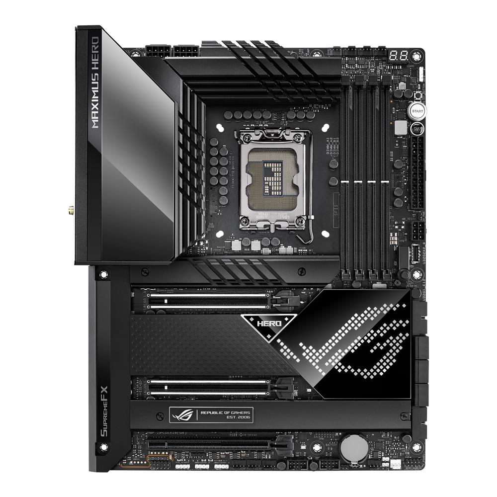 ASUS ROG MAXIMUS Z690 HERO Gaming Mainboard Sockel Intel LGA 1700 ATX DDR5 M.2 USB 3.2 Thunderbolt 4